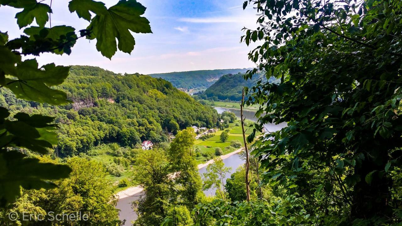 Ferienwohnung Sorgatz Königstein an der Elbe Exteriör bild
