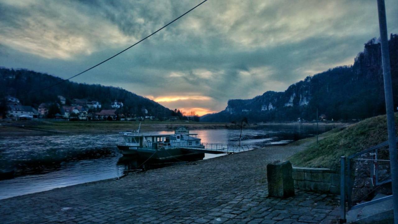 Ferienwohnung Sorgatz Königstein an der Elbe Exteriör bild