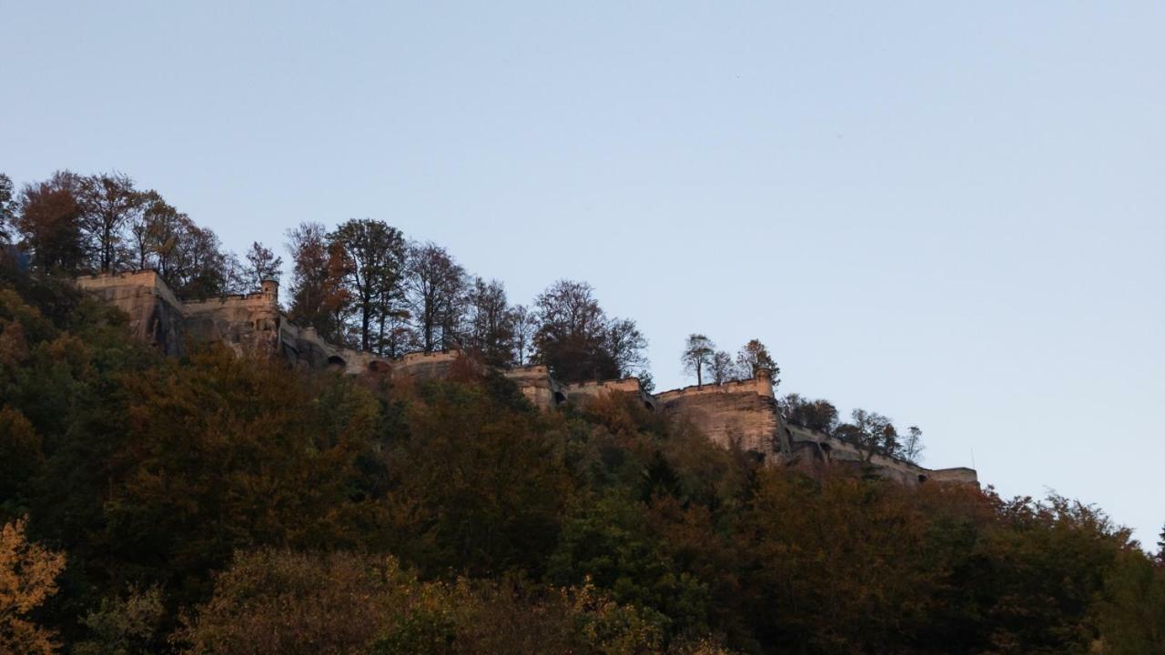 Ferienwohnung Sorgatz Königstein an der Elbe Exteriör bild