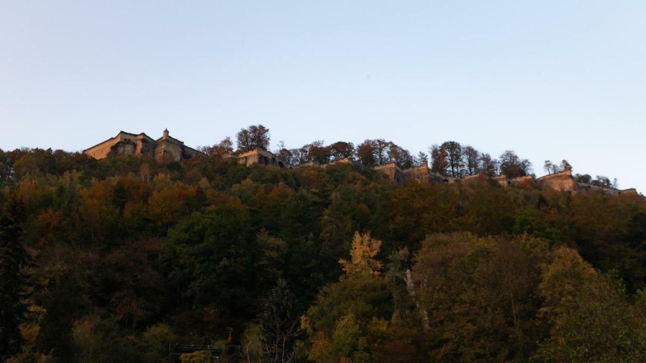 Ferienwohnung Sorgatz Königstein an der Elbe Exteriör bild