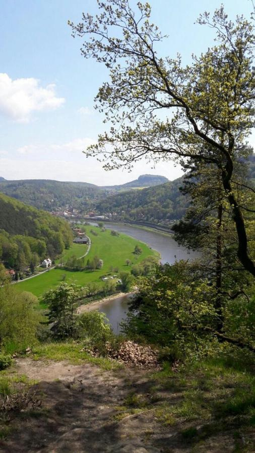 Ferienwohnung Sorgatz Königstein an der Elbe Exteriör bild